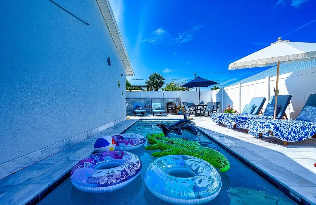 Fantastic Beach Getaway With Private Heated Pool!-1